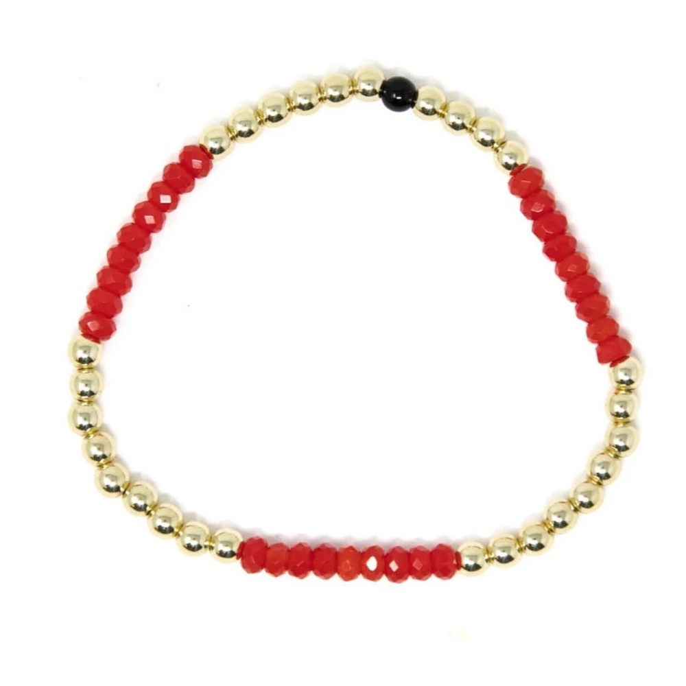 Allie + Bess Lila Bracelets Stretch Gold Plated - Picture 2 of 5